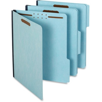 Pendaflex File Folders 1"Exp 1/3 Cut Tab 2 Fastnrs Ltr 25/BX BE 615F213BLU