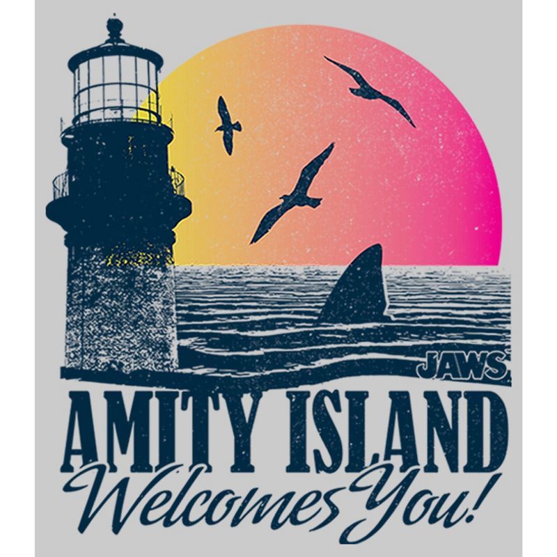 Men's Jaws Amity Island Tourist Welcome Sweatshirt, 2 of 5