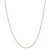 Black Bow Jewelry 0.8mm 14k Yellow Gold Solid Baby Wheat Chain Necklace - 3 of 4