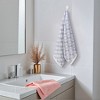 REGALWOVEN Bathroom Checked Pattern Absorbent Soft Waffle Decorative Hand Towels 13" x 28" 2 Pcs - 2 of 4