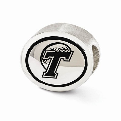 Black Bow Jewelry Sterling Silver & Enamel Tulane University Collegiate Bead Charm