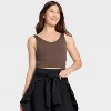 Women's Flex V-Neck Cropped Sports Bra - All In Motion™ - 3 of 4