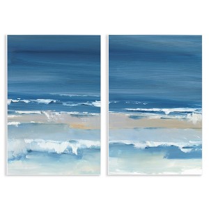 Stupell Industries Crashing Beach Wave Shore, 13" x 19" - 1 of 4