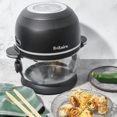 Fritaire 5 Qt Black Electric Glass Bowl Air Fryer