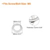 Unique Bargains 304 Stainless Steel Screw Bolt Electronic Repair Automotive Ultra Thin Flat Washers - 2 of 4
