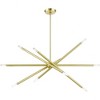 Livex Lighting Soho 10 - Light Chandelier in  Satin Brass - 4 of 4