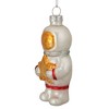 Northlight 3.5" White and Gold Glass Astronaut Christmas Ornament - image 4 of 4