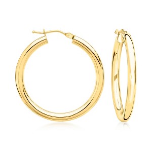 Ross-Simons Italian 18kt Yellow Gold Hoop Earrings - 1 of 4