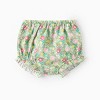 Disney Princess Baby 2pcs Ariel/Cinderella Floral Ruffled Smocked Sleeveless Top And Bloomer Shorts Outfit Set - 3 of 4