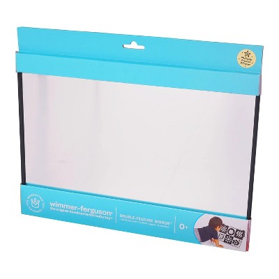 Vision-Boost Baby Mirror with High-Contrast Patterns and Safe Reflection