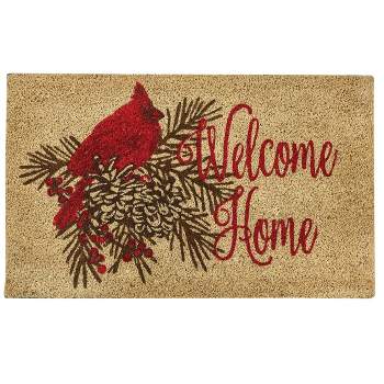 Carolines Treasures PJC1110MAT Cardinal Winter Red Bird Door Mat, Indoor  Rug or Outdoor Welcome Mat 18x27 Doormat , 27L