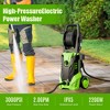 SUGIFT 3000 PSI 2.0 GPM Electric Pressure Washer for Driveways, Patios & Decks – High-Power Outdoor Surface Cleaner, Green - 2 of 4