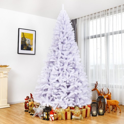 Costway 9Ft Pre-Lit Artificial Christmas Tree Premium Hinged w