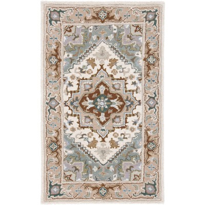 ivory/light blue