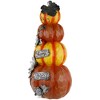 Northlight 18.25” Stacked Pumpkins 'Happy Harvest' Fall Outdoor Decoration - 3 of 4