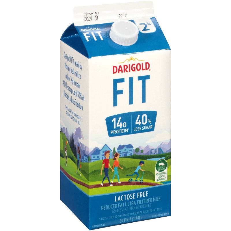 Darigold FIT Lactose Free 2% Reduced Fat Milk - 59 fl oz, 2 of 3