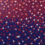 red white blue dot