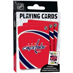 MasterPieces Family Games - NHL Washington Capitals Playing Cards - Officially Licensed Playing Card Deck for Adults, Kids, and Family
