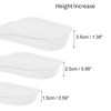 Unique Bargains Height Increase Shoe Inserts One Size Fits All White Gray 1 Pair - 2 of 4