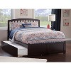 Full Platform Bed with Trundle - Modern Design, Twin Size, Sturdy Frame, Easy Assembly, Home Bedroom Furniture - 2 of 4
