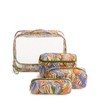 Vera Bradley Women's Outlet Clear 4 Piece Cosmetic Set - 2 of 2
