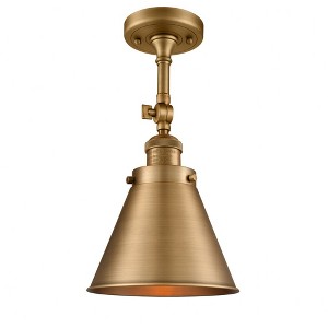 Appalachian - 1 Light Semi-Flush Mount In Traditional Style-16 Inches Tall and 8 Inches Wide - 1 of 2
