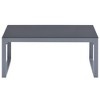 Coffee Table Silver Powder-coated aluminum and glass Medium - 2 of 3