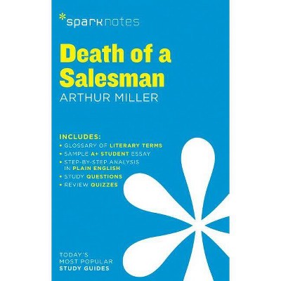 Death of a Salesman Sparknotes Literature Guide, 26 - by  Sparknotes & Arthur Miller (Paperback)