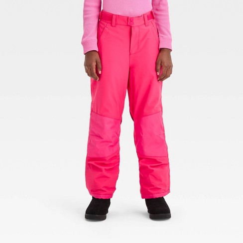 LeCaf Snow Ski Hiking Track Pants Pink Y2K Elastic Waist Drawstring Ko –  The Thriftanista Closet