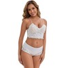 INSPIRE CHIC Women's Lace Trim Ultra-Thin Mid Rise Hipsters Elastic Lightweight Breathable Briefs - 4 of 4