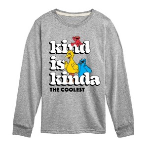 Boys' - Sesame Street - Kind Kinda The Coolest Long Sleeve Graphic T-Shirt - 1 of 3