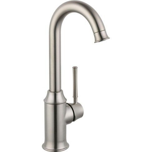 Hansgrohe 04217 Talis C High Arc Bar Faucet With Quick Cleaning