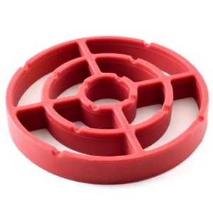 Norpro Round Nonstick Silicone Roast Rack / Trivet - Healthy Cooking & Roasting - 1 of 4