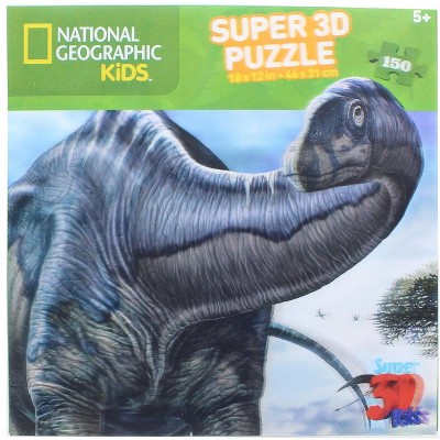 National Geographic National Geographic Kids Argentinosaurus 150 Piece Super 3D Jigsaw Puzzle