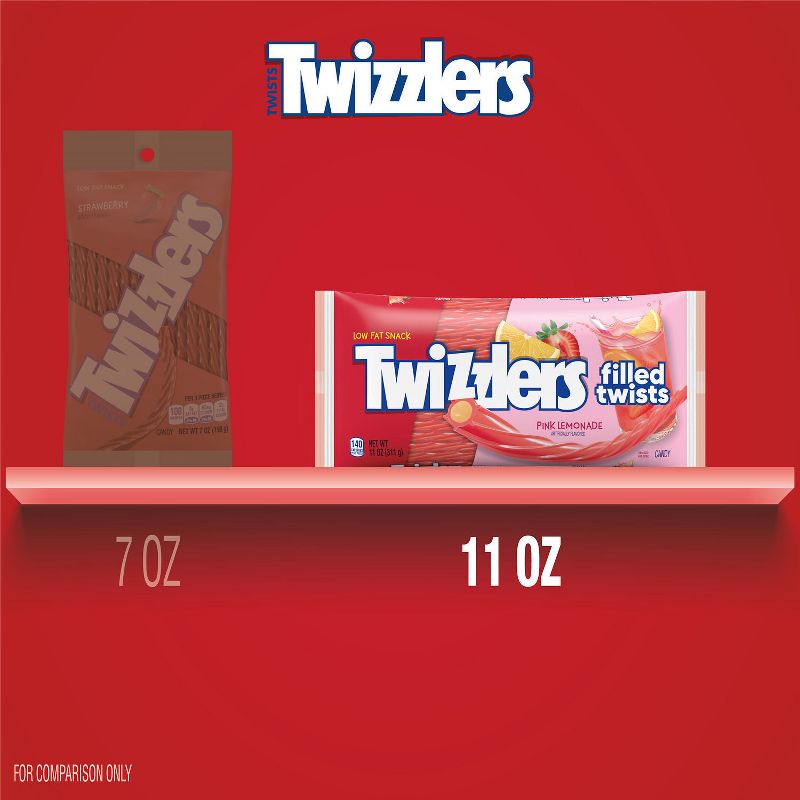 Twizzlers Pink Lemonade Flavored Licorice Twists Candy - 11oz, 3 of 7