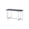 49" Adelae Sofa Table Faux Marble Top/Chrome Finish - Acme Furniture - 2 of 3