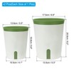 Unique Bargains Durable PP Plastic Detachable Base Flower Planter 1 Set - 2 of 4