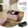 StorageBud Storage Ottoman for Bedroom End of Bed, Faux Leather Storage Bench, Large Storage Ottoman Bench, Entryway Bench with Storage - 3 of 4