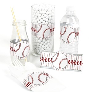 Big Dot of Happiness Batter Up - Baseball - DIY Party Supplies - Baby Shower or Birthday Party DIY Wrapper Favors & Decorations - Set of 15 - 1 of 4