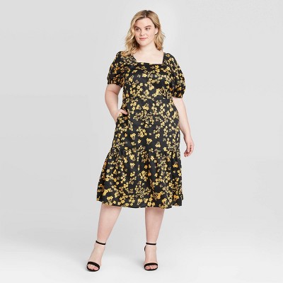 plus size midi