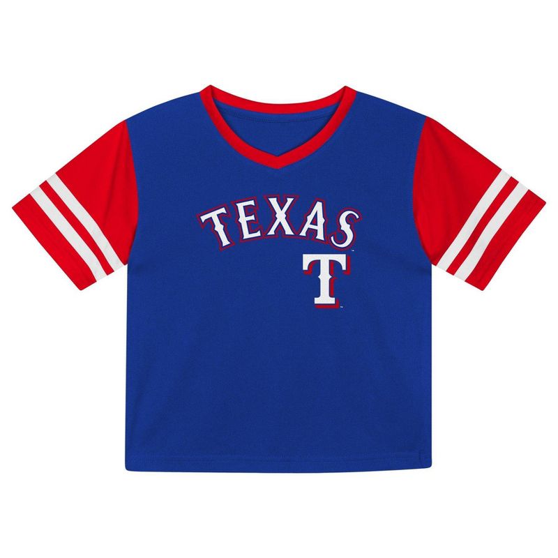 MLB Texas Rangers Toddler Boys&#39; Pullover Team Jersey, 2 of 4