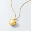 Ross-Simons Italian 18kt Gold Over Sterling Puffed Heart Pendant Necklace Size - 4 of 4