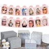Big Dot of Happiness Pink Rose Gold Birthday - DIY Happy Birthday Party Decor - Picture Display - Photo Banner - 2 of 4