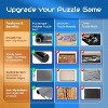 Beyond Innoventions Jigsaw Puzzle Mat Roll Up – Fits Up to 1500 Pieces, 47" x 26", with 3 Trays, 3 Straps, Foam Tube, and Storage Bag - 4 of 4