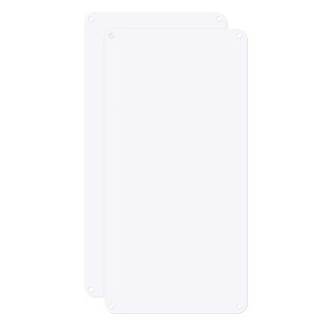 Unique Bargains Aluminum Reflective UV Protected White Blank Metal Signs 2 Pcs - 1 of 4