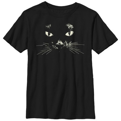 Boy's Lost Gods Black Cat Face T-shirt : Target