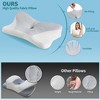 ChicFurnit Bed Pillows Supportive Memory Foam Pillow for Shoulder Ergonomic Neck Support Pillow for Bedroom, Gray, 25.98"*15.35"*5.12" - 3 of 4