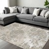 HomeRoots 6' X 9' Sand And Light Blue Geometric Area Rug - 2 of 3