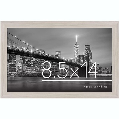 Americanflat Picture Frame with shatter-resistant glass - Wall Mounted Horizontal and Vertical Formats
