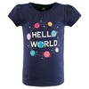 Hudson Baby Infant and Toddler Girl Short Sleeve T-Shirts, Magical World - 3 of 4